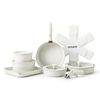17 Piece Nonstick Cookware Set Removable Handle Induction Safe Easy Storage New