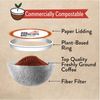 Compostable Espresso Coffee Pods 36 Ct K Cup Compatible Dark Roast
