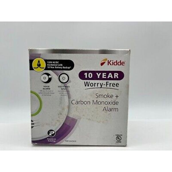 Kidde 10 Year Worry-Free Hardwired Combination Smoke & Carbon Monoxide Detector