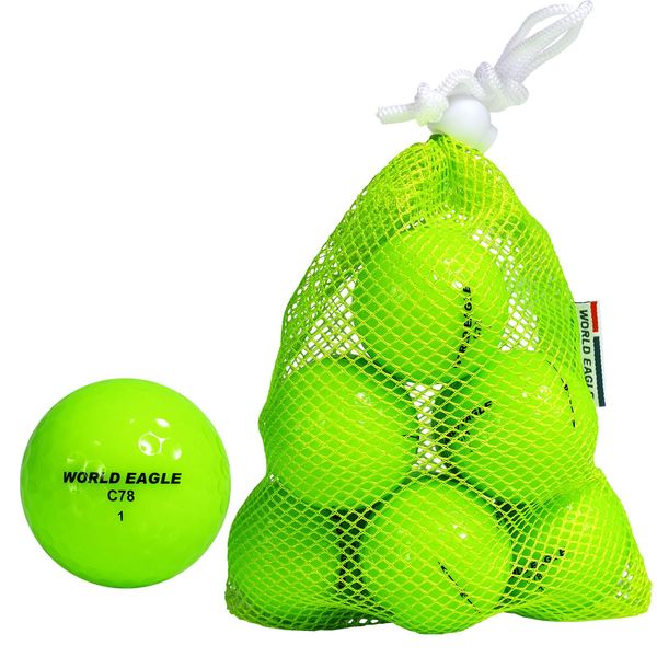 WORLD EAGLE 2BLC78-UE Golf Ball C78 10 Balls Green Beginner
