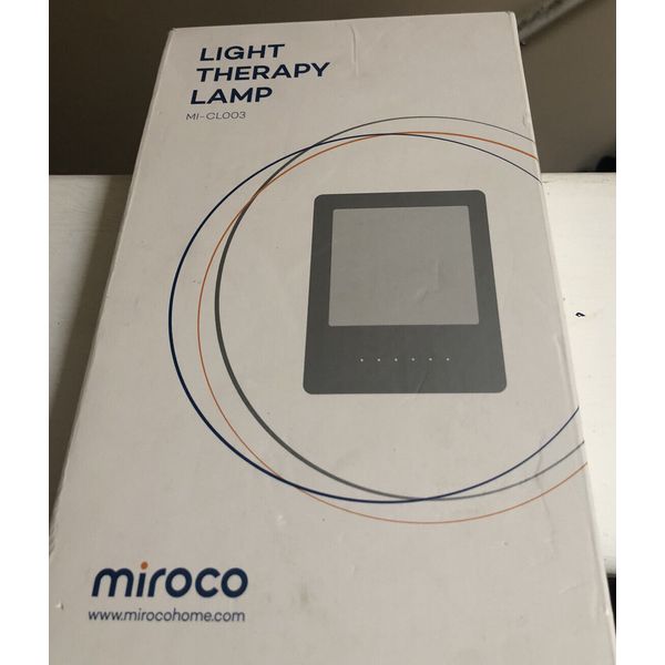 Miroco Light Therapy Lamp, Touch Adjustable Brightness