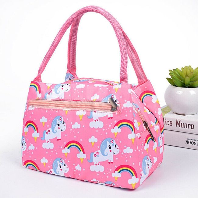 Lunch Bag Insulated Tote Bag Waterproof Portable Handbag for Women