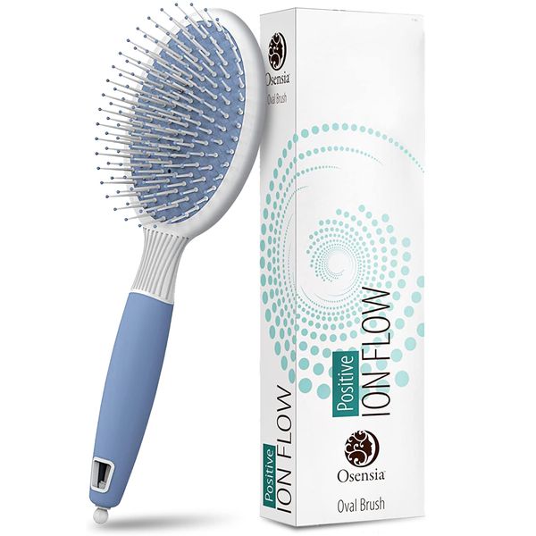 Ionen Haarbürste Damen - Ovale Paddle bürste haare- Haarbürste herren - extensions bürste für Nasses Haar - Haarbürsten für Lockiges Haar - Ionen Haarbürste Krauses Haar, Hair Brush Dickes Haar