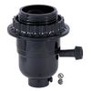 B&P Lamp Threaded Shell with Ring Phenolic Socket | Easy to Install Replacement Lamp Socket