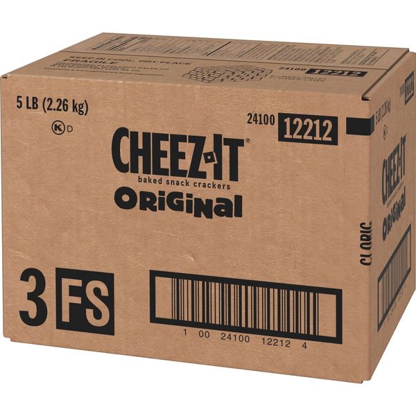 Cheez-It Baked Snack Cheese Crackers, Original, 13.3oz Bulk (8 count)