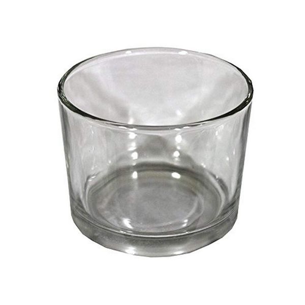 Essential Dcor Entrada Collection Essential Decor Glass Candle Holder Clear 2.45 X 3.2 in, Multi Color