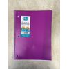 Pen + Gear Poly Wide Ruled 1 Subject Notebook 80 Sheets Purple