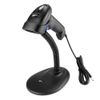 Handheld USB QR Barcode Scanner, NetumScan Wired Automatic 1D 2D Image Bar Code Reader with Adjustable Stand for Store, Supermarket, Warehouse (Wired)