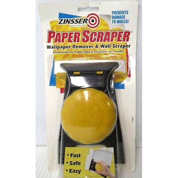 Wallpaper Remover Wall Scraper Paper Scraper by Zinsser New In Box 02986 NOS