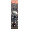minacute Q2001 Acceset Ring Earrings Necklace Purple