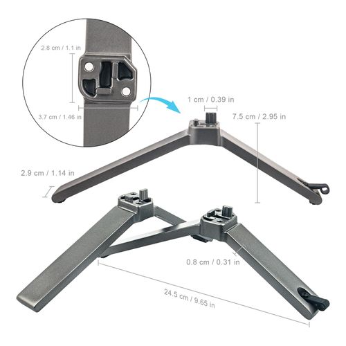 ECONTROLLY 50C350U 50C350KU TV Base TV Stand Legs Compatible with Toshiba 50inch Class C350 Series LED 4K UHD Smart TV 50C350KU 55C350LU 2087-L 2087-R
