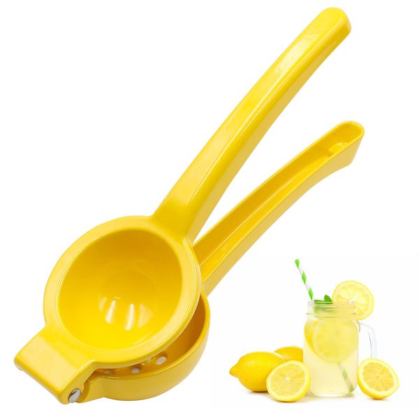 Hongtellor Lemon Squeezer,Lemon Juicer Squeezer for Kitchen,Manual Hand Juicer Citrus Press,Citrus Juicer,Lemon Squeezer Press,Manual Juice Squeezer for Lime, Lemon for Lemonade, Cocktails, Bars