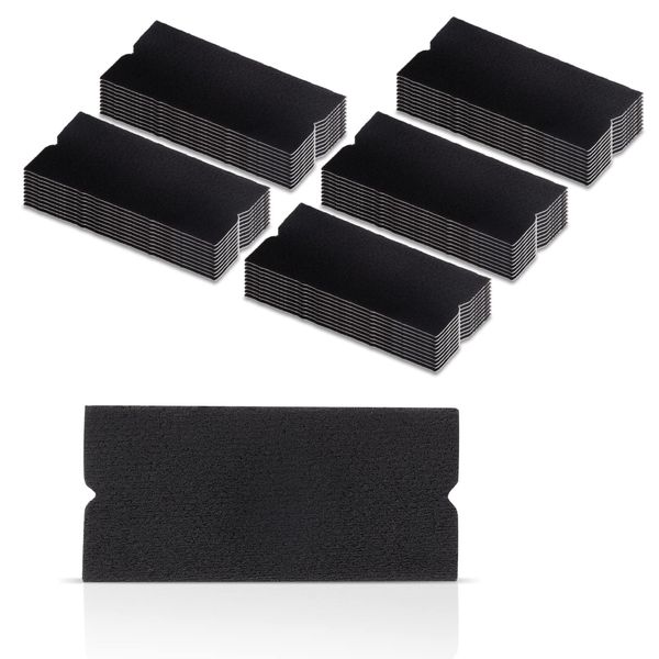 EHDIS Ersatzfilz Filzkante für Rakel 10x4.8cm Andrückrakel Zubehör Stoff Filzkante Rakel Filz für Car Wrapping Scraper 3M Andrückrakel 50PCS / Packung (Nicht Andrückrakel inbegriffen)