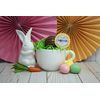 Easter Bunny Cocoa Bomb Bunny Ears Themed Happy Easter Hot Cocoa Bomb Sticker Labels, Total of 40 2" Circle Stickers (20 sets of 2) by AmandaCreation