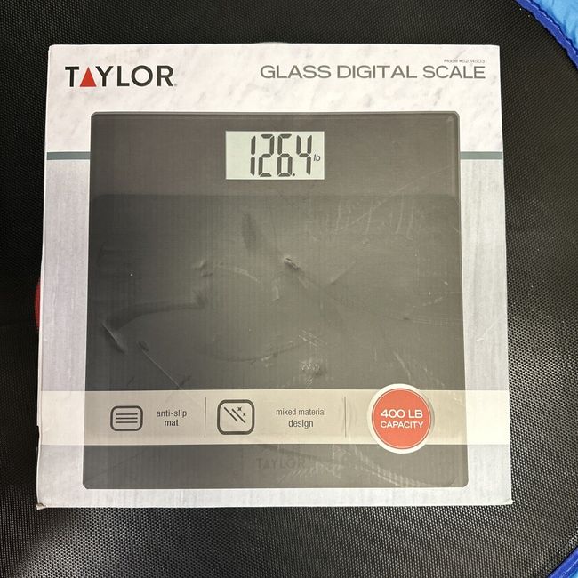 Taylor Body Digital Composition Scale BF, BW, MM, Silver Platform