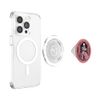 Librarian Skeleton Gothic Goth Book Reading Lover Pink PopSockets PopGrip for MagSafe