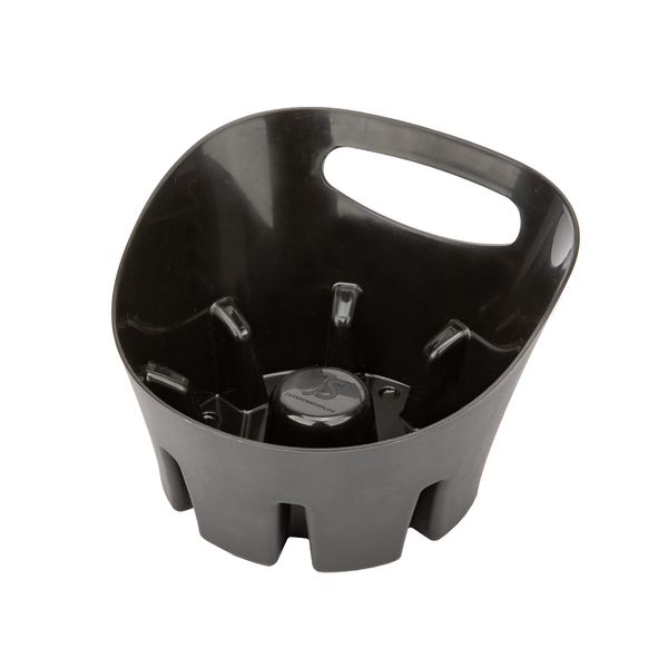 JS Jackson Supplies Universal Black Plastic Drip Tray for Toilet Plunger