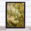 Fingerprint Designs Creative Edit Grass Garden Meadow Bumble Bee Bees Texture Wall Art Print