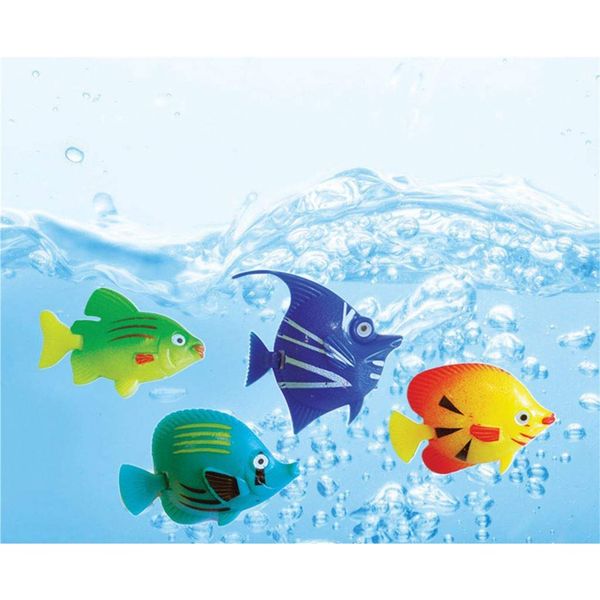 Cheetah Pack of 4 Replacement Artificial Fish For Use With The Bubble Tubes