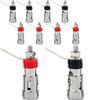 RUNCCI-YUN 10Pcs Amplifier Speaker Connector Binding Post Terminal Push Quick Type,Binding Post Spring Loaded Press speaker binding post speaker plugs for hifi