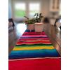 Del Mex (TM) Mexican Serape Blanket Table Runner (Red)