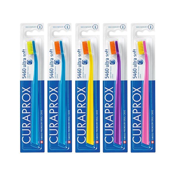 Curaprox CS5460 Toothbrush, Set of 5, Bulk Purchase