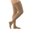FITLEGS Class 2 (23-32mmHg) Thigh Length, Closed Toe (Beige, Extra Large)