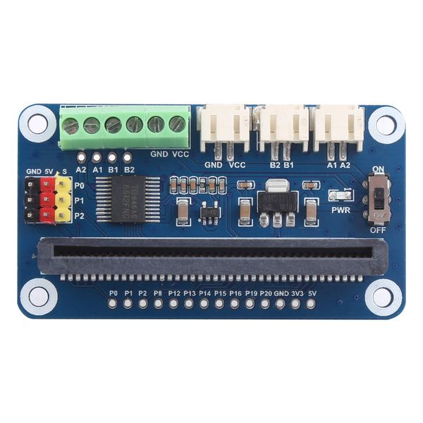 Micro Bit Control Engine Components 2-Way DC Motor 3-Way Steering Motor Driver Board