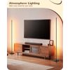 EDISHINE Corner Floor Lamp, Minimalist Dimmable Lighting with Remote 2700-6000K