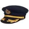 Village Hats Yacht Captain's Hat - Navy Adjustable