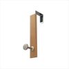 Wall Rack [MR476] Door Single Hook Natural Origin