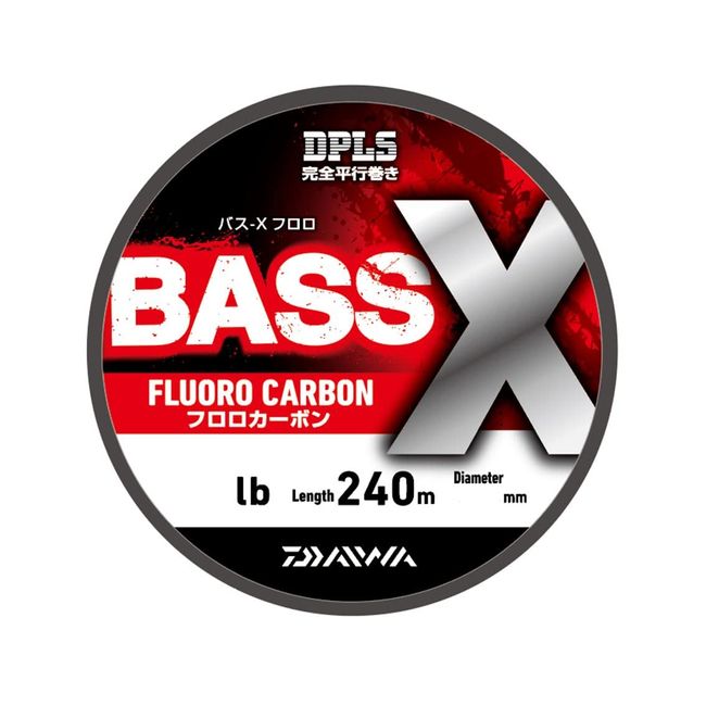 Daiwa BASS-X Fluoro Line, 14LB-240, Natural Color