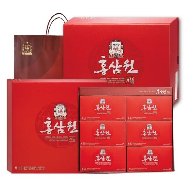 Jeonggwanjang Hongsamwon Gift Set 50ml x 60 packs / 70ml x 30 packs