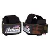Schiek Padded Lifting Straps with Tavel (Camo)