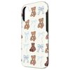iPhone 16 Preppy Teddy Bear Blue Bows Coquette Aesthetic Case