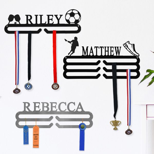 Medal Hanger Display Holder Rack for Awards or Ribbons - Medal Holder Medal Display Medal Holder Display Medal Rack Running Medal Display Medal Holder for Wall Medals Display Hanger Awards Hanger