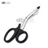 Black EMT Paramedic Bandage Shears Scissors 7.5" W/Plastic Color Probe