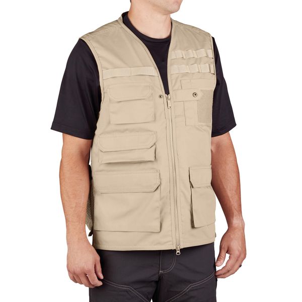 Propper Men's Lightweight Tactical Vest, Khaki, Small