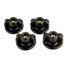 YakAttack LoPro WingKnob, 1/4-20 Threads, Brass Insert, 4 Pack