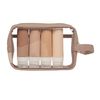 Travel Toiletry Bag & Shampoo Bottles Set