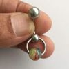 NAVIKO Multi Color Glass Ball Door Knocker VCH Piercing Barbell