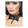 Halloween Gothic Black Lace Choker