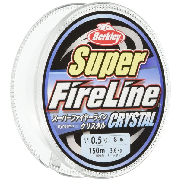 Berkley PE Line 150m #1.2/20lb Crystal Superfire Fishing Line