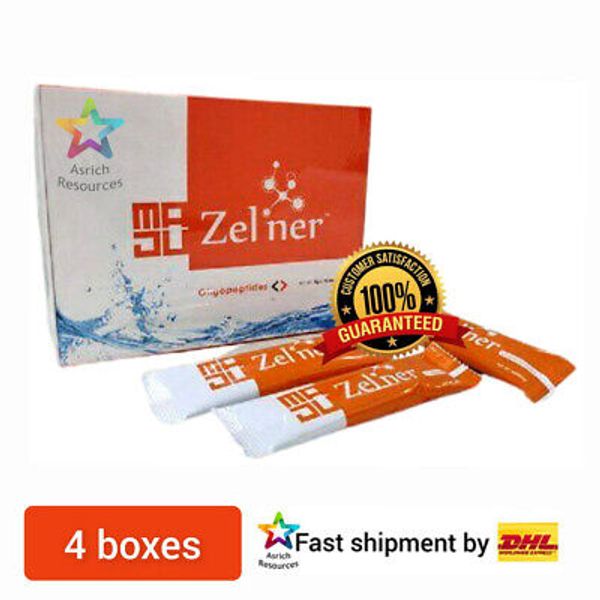 4 X Magic Life Zelner Oligopeptides 15 sachets DHL EXPRESS SHIPPING