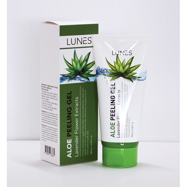 LUNES Aloe Peeling Gel 180ml / 6.08oz