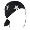 Zan headgear® Flydanna® Polyester-Micromesh-Flagge, schwarz-weiße Flagge, Einheitsgröße