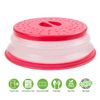 Dependable Industries Inc. Essentials Silicone Folding Collapsible Microwave Cover Splatter Screen Red 2 Pack Set