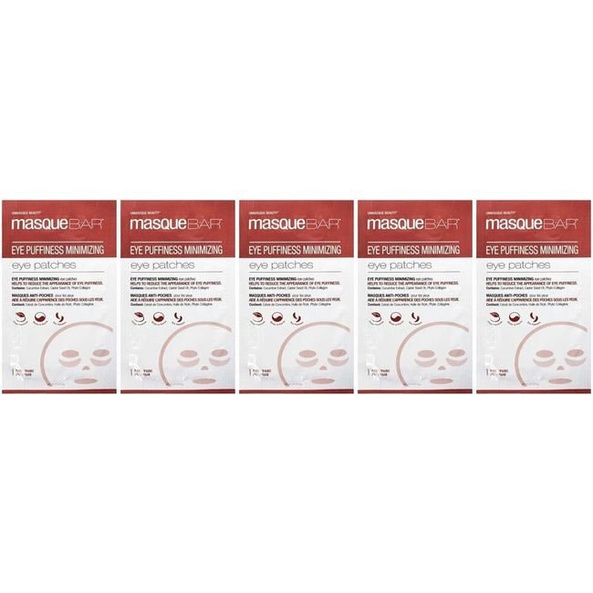 masque BAR Patches Eye Puffiness Minimizing Mask  -  5 Pairs - Korean Under Eye