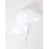 Sterntaler Unisex Flapper with Ties and Neck Protection (Flapper 1511620) - White (White 500), size: 53