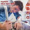 25pc Allen Wrench Set – 3 Pack | SAE & Metric Hex Keys + Torx Folding Tool Kit